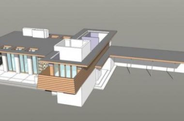 Modern Multi-Story Gordon Residence | SketchUp Residential Model Inspired by Wright-BIM WORLD