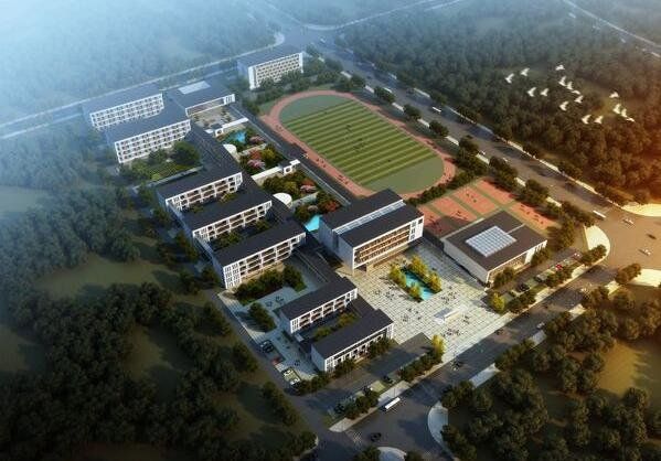 Modern Multi-Story School Campus Design in SketchUp