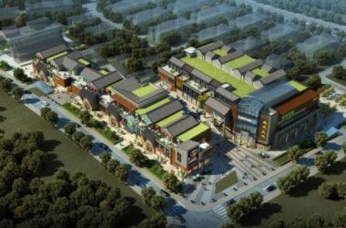 SketchUp Business Model: Modern Multi-Story Commercial Street Design-BIM WORLD