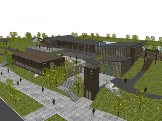 SketchUp Business Model: Exploring Clubhouse and Oriental Neoclassical Styles