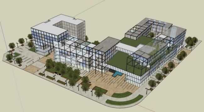 SketchUp Business Model: Designing a Modern Multi-Story Shopping Mall