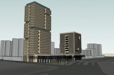 Modern Super High-Rise Office Building Model in SketchUp-BIM WORLD
