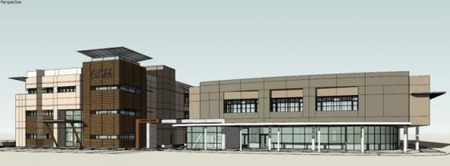 Modern Multi-Story Training Center Campus | SketchUp School Model