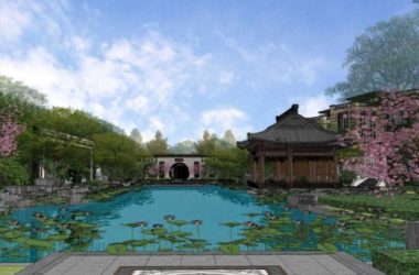 SketchUp Landscape Models: Commercial Spaces, Courtyard Gardens, and Chinese-Inspired Designs-BIM WORLD