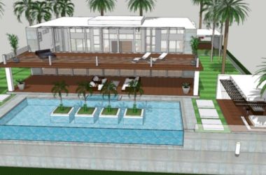 Modern Holiday Inn Hotel Model in SketchUp-BIM WORLD