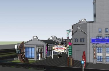 SketchUp Business Model: Multi-Story Modern Chinese Commercial Street Design-BIM WORLD