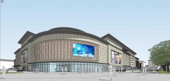 Modern Multi-Story Commercial Complex Designed in SketchUp