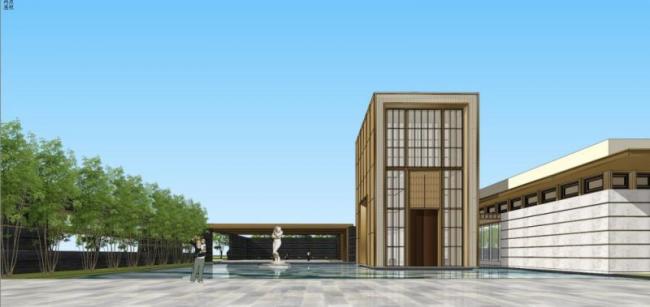 SketchUp Business Model: Modern Multi-Story Sales Office Design