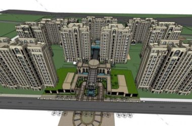 SketchUp Residential Models: High-Rise and Classical Style Buildings-BIM WORLD