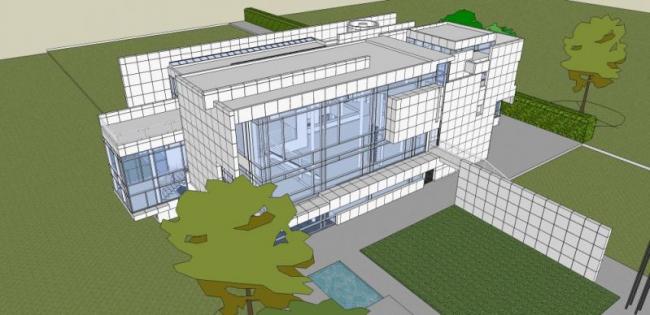 SketchUp Business Model: Designing a Modern Multi-Story Clubhouse