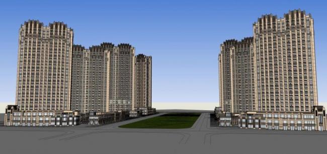 SketchUp Residential Models: High-Rise, Adik, and Classical Styles