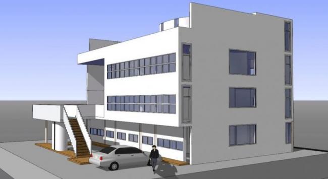 Stein Residence: Modern Residential Model Inspired by Corbusier in SketchUp