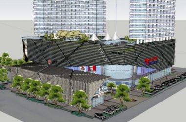 Modern Mixed-Use Design: High-Rise Residential with Ground-Floor Commercial Spaces in SketchUp-BIM WORLD
