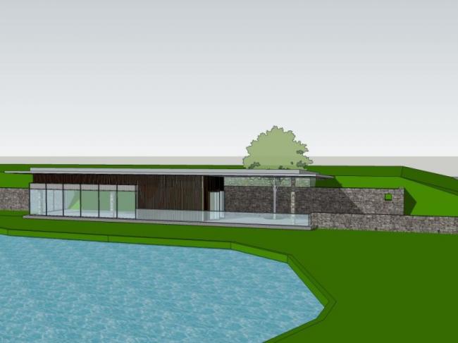 SketchUp Design: Modern Station Road Bridge at the Cruise Terminal
