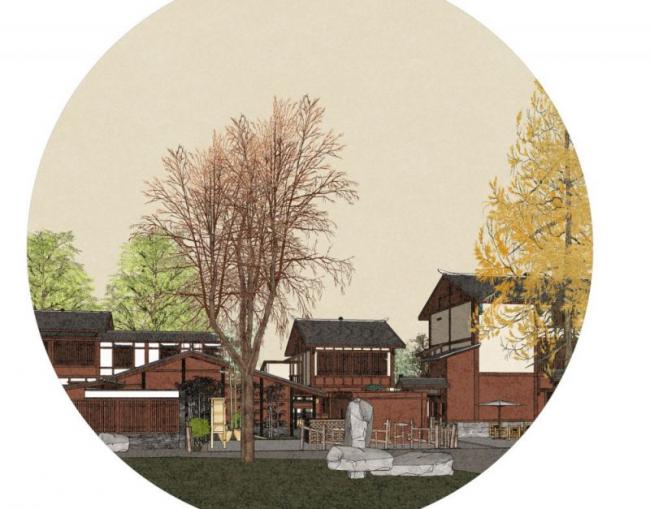 SketchUp Residential Design: Chinese-Style Homestay Model