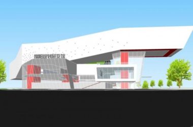 SketchUp Cultural Model: Modern Multi-Story Exhibition Hall Design-BIM WORLD
