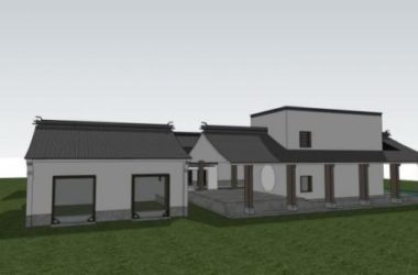 SketchUp Cultural Model: Multi-Story Chinese Academy with Traditional Architecture-BIM WORLD