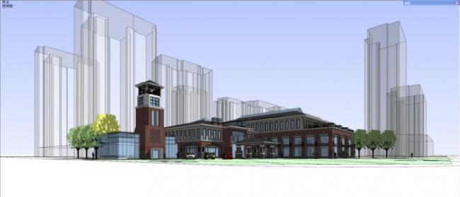 SketchUp Business Model: Multi-Story Club Designs in Classical and Simplified European Styles
