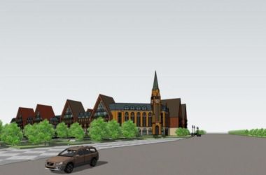 SketchUp Business Model: Multi-Story Commercial Streets in Classical Style-BIM WORLD