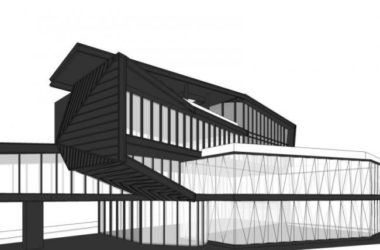 SketchUp Business Model: Modern Multi-Story Clubhouse Design-BIM WORLD