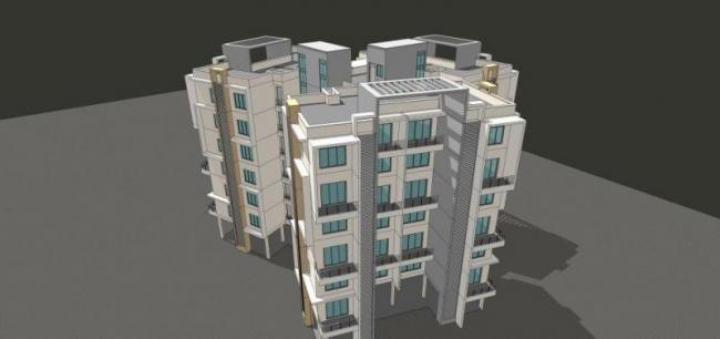 SketchUp Residential Models: Small Homes, High-Rise Apartments, and Modern Multi-Story Designs
