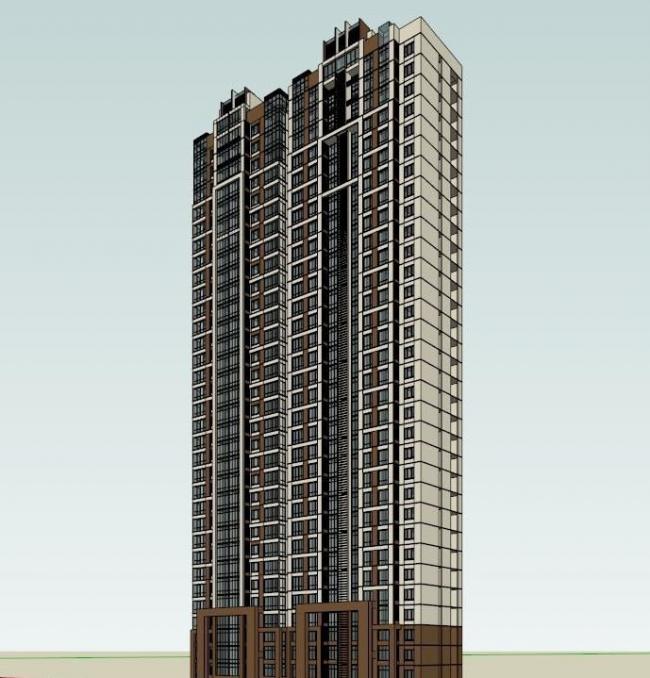 SketchUp Residential Models: High-Rise and Classical Style Buildings