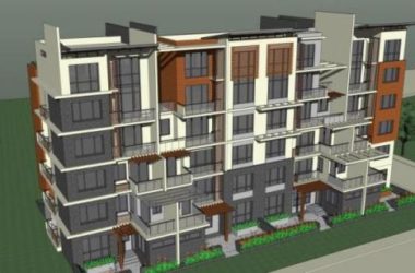 Modern Small High-Rise Residential Model in SketchUp-BIM WORLD