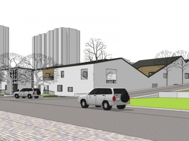 Modern Multi-Story Kindergarten Campus in Chinese Architectural Style | SketchUp School Model