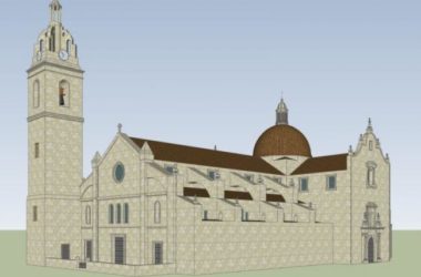 SketchUp Cultural Model: Multi-Story Classical Church Architecture-BIM WORLD