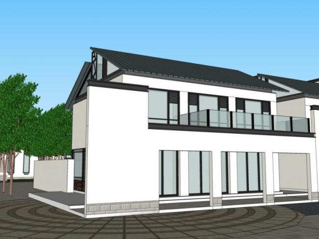 SketchUp Business Model | Clubhouse with Modern Chinese Design