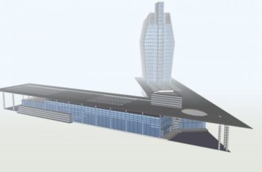 Modern Multi-Story Commercial Complex in SketchUp-BIM WORLD