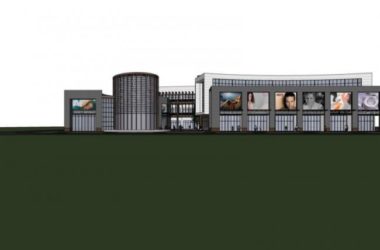 SketchUp Business Model: Multi-Story Commercial Street with Modern Clubhouse Design-BIM WORLD