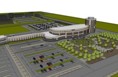SketchUp Design: Modern Multi-Story Bus Terminal at Station Road Bridge-BIM WORLD