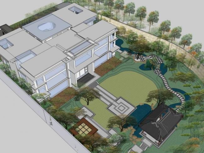 SketchUp Business Model: Designing a Modern Multi-Story Clubhouse