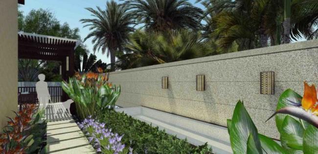 Modern Villa Garden Landscape Design in SketchUp