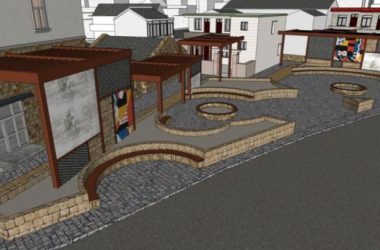 SketchUp Business Model: Modern Multi-Story Commercial Street Design-BIM WORLD
