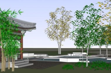 SketchUp Landscape Model: Traditional Chinese Garden Design and Architecture-BIM WORLD