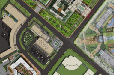 SketchUp Design: Multi-Story High-Rise Bus Terminal on Station Road Bridge-BIM WORLD