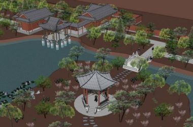 SketchUp Landscape Design: Chinese Garden and Traditional Style Architecture-BIM WORLD