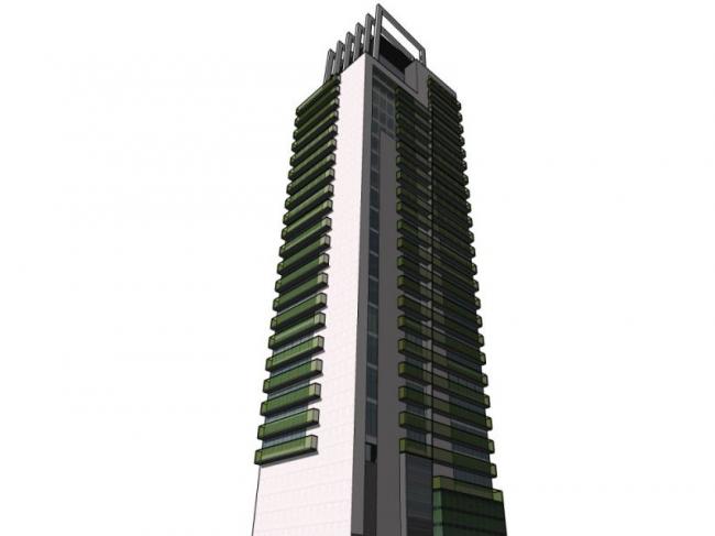 SketchUp Office Model | Modern Super High-Rise Office Building Design