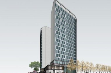 Modern High-Rise Hotel Model in SketchUp-BIM WORLD