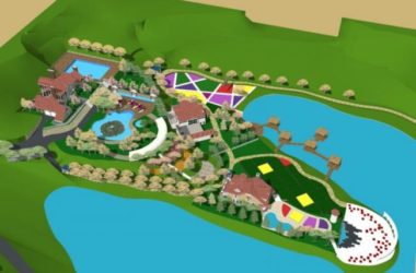 Modern Waterfront Landscape Design in SketchUp-BIM WORLD