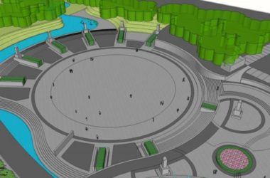 Modern Park Landscape Design in SketchUp-BIM WORLD