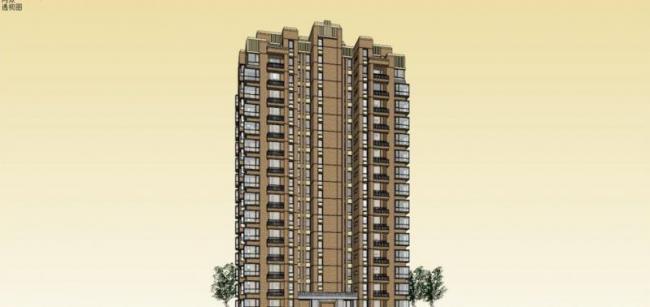 SketchUp Models: High-Rise and Classical Residential Buildings