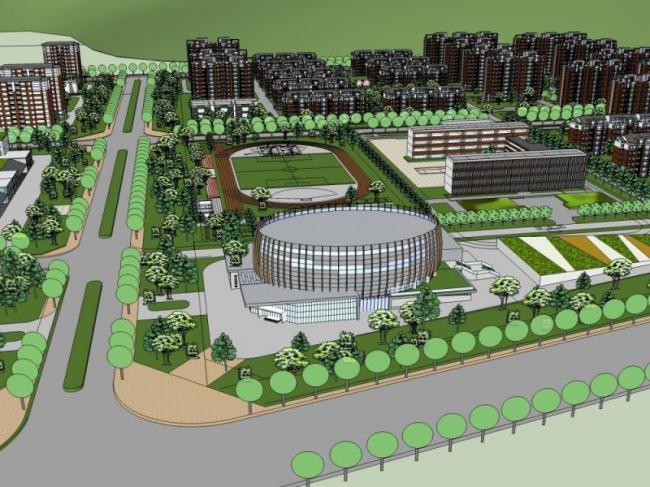 Modern Multi-Story School Campus Design | SketchUp Architectural Model