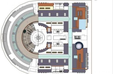 SketchUp Business Model: Modern Multi-Story Business Center Design-BIM WORLD