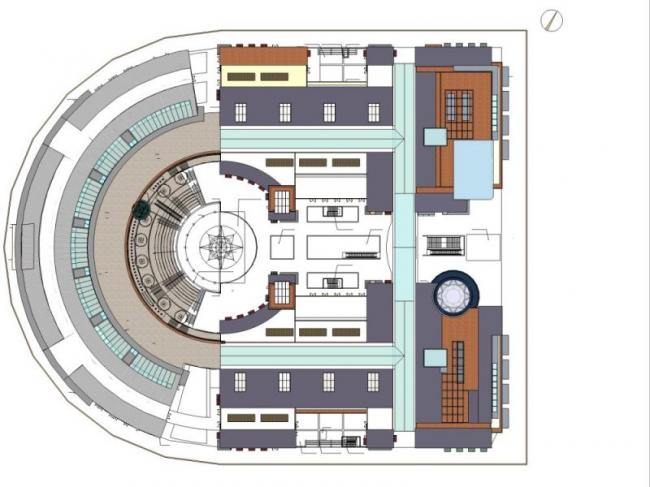 SketchUp Business Model: Modern Multi-Story Business Center Design