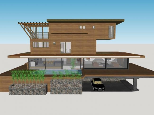 Modern Solo Villa Design | SketchUp 3D Model