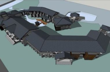 SketchUp Business Model: Multi-Story Commercial Club in Modern Chinese Style-BIM WORLD