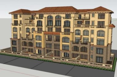 SketchUp Residential Model: Multi-Story Classical Style Home Design-BIM WORLD